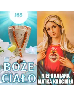 Baner na Boże Ciało – Gotowa Dekoracja Ołtarza Kościoła