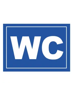 Tablica Informacyjna Wc Personalizowany z Nadrukiem