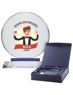 Unikalny GADŻET na WIECZÓR Kawalerski Trofeum z Własnym NADRUKIEM UV Logo