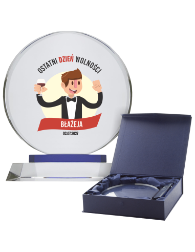 Unikalny GADŻET na WIECZÓR Kawalerski Trofeum z Własnym NADRUKIEM UV Logo