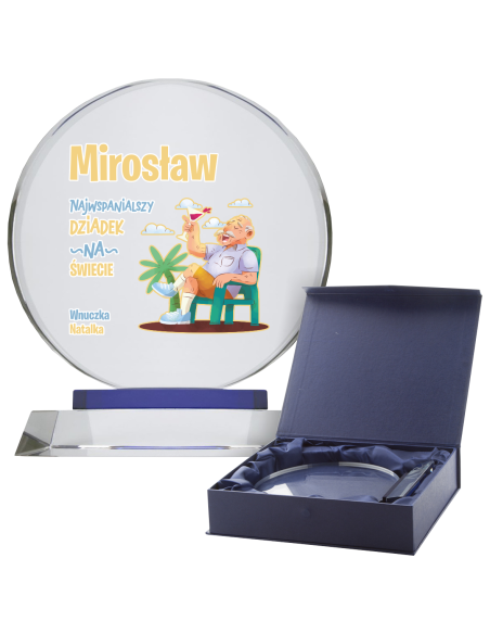 Upominek Prezent TROFEUM z nadrukiem UV na DZIEŃ MAMY Dowolna Grafika Logo