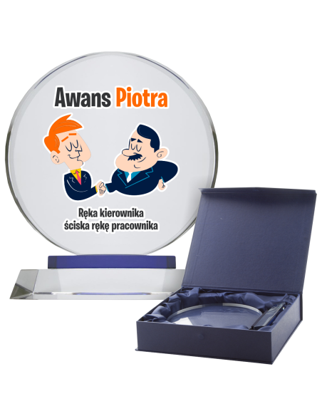 Piękne TROFEUM dla KOBIETY Z dowolnym NADRUKIEM UV Własna GRAFIKA Napis
