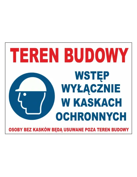 Tablica Informacyjna Teren Budowy Personalizowany Reklamowy