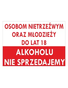 Tablica Informacyjna Osobom Nietrzeźwym Oraz Młodzieży
