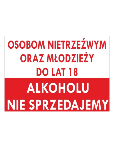 Tablica Informacyjna Osobom Nietrzeźwym Oraz Młodzieży