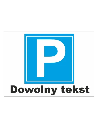 Tablica Informacyjna P Dowolny Personalizowany z Nadrukiem