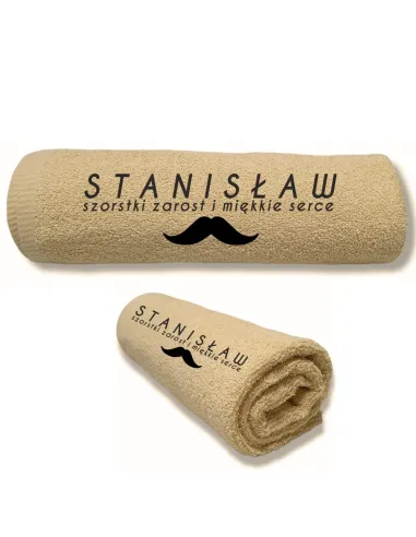 Ręcznik Personalizowany z Haftem na Prezent dla Dziadka