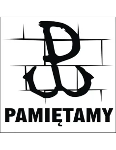 Naklejki Personalizowany 12cm Naklejka Polska Walcząca