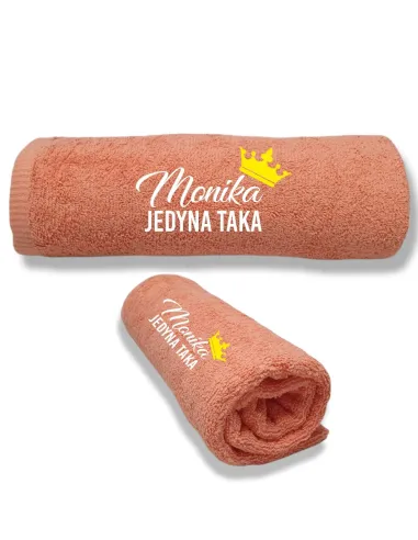 Ręcznik Personalizowany z Haftem na Prezent dla Kobiety