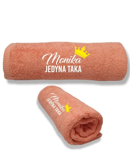 Ręcznik Personalizowany z Haftem na Prezent dla Kobiety