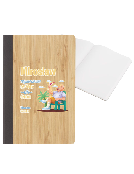 Upominek z okazji KOŃCA WSPÓŁPRACY Notes z Własną GRAFIKĄ Nadrukiem UV Logo