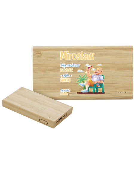 Wyjątkowy upominek na WALENTYNKI Powerbank z Nadrukiem UV Własną GRAFIKĄ