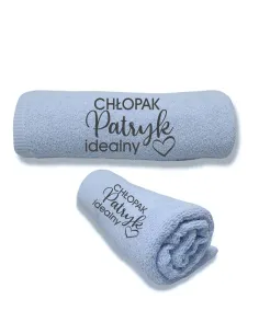 Ręcznik z Haftem – Super Chłopak Prezent Dzień Chłopaka