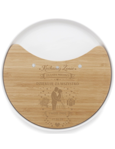 Deska do serów Personalizowany Grawerowany Upominek NA ROCZNICĘ ŚLUBU