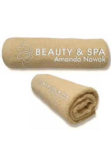 Ręcznik z Haftem logo do Salony Spa Kosmetycznego Studia