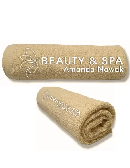 Ręcznik z Haftem logo do Salony Spa Kosmetycznego Studia
