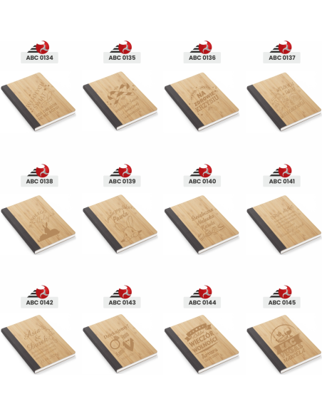 Notes A5 80 kartek Personalizowany Prezent z Grawerem NA WALENTYNKI
