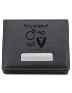 Zestaw karteczek samoprzylepnych Elegancki Prezent z Grawerem DLA ŚWIADKA