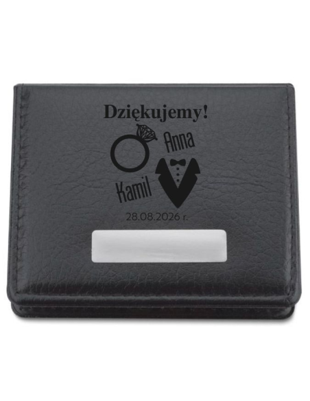 Zestaw karteczek samoprzylepnych Elegancki Prezent z Grawerem DLA ŚWIADKA