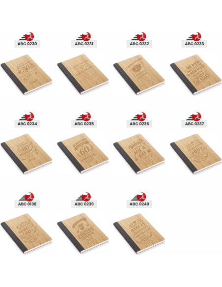 Notes A5 80 kartek Personalizowany Prezent z Grawerem NA WALENTYNKI