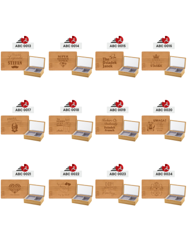 Pudełko na biżuterię Personalizowany Grawerowany Upominek