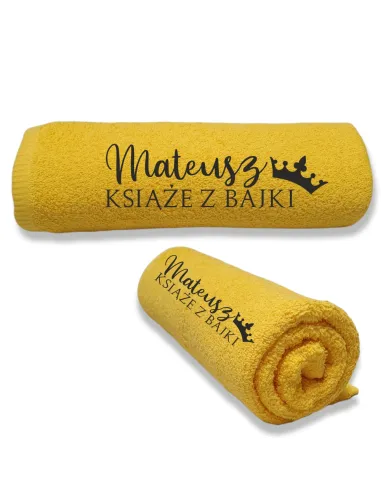 Ręcznik z Haftem Personalizowany na Prezent dla Faceta