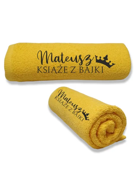 Ręcznik z Haftem Personalizowany na Prezent dla Faceta