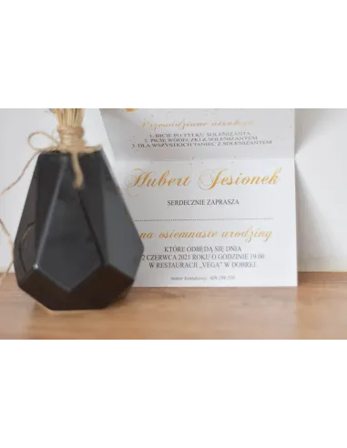 Zaproszenia Urodzinowe z Dowolnym Projektem – Garnitur