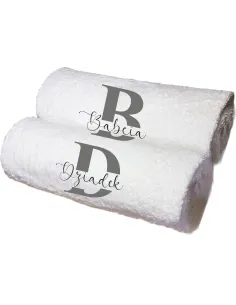 Komplet Ręczników dla Babci i Dziadka Zestaw Prezentowy