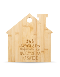 Deska do krojenia Elegancki Prezent z Własnym Grawerem DLA NAUCZYCIELKI