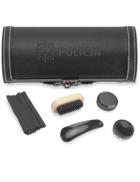 Zestaw do pielęgnacji butów Personalizowany Prezent z Grawerem POLICJA