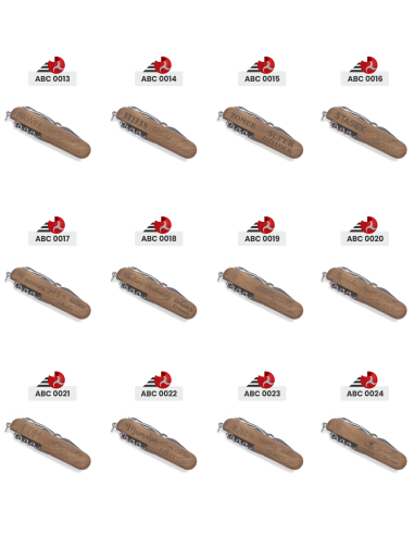 Scyzoryk z drewnianą rączką Personalizowany Grawerowany Upominek Z IMIENIEM