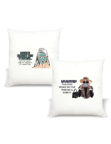Poduszka z Nadrukiem Śmieszny Personalizowany – Prezent