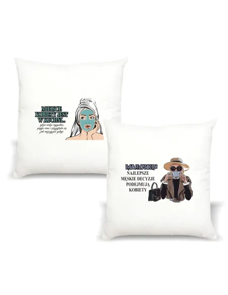 Poduszka z Nadrukiem Śmieszny Personalizowany – Prezent