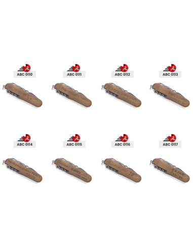 Scyzoryk z drewnianą rączką Personalizowany Grawerowany Upominek Z IMIENIEM