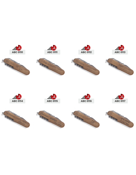 Scyzoryk z drewnianą rączką Personalizowany Grawerowany Upominek Z IMIENIEM