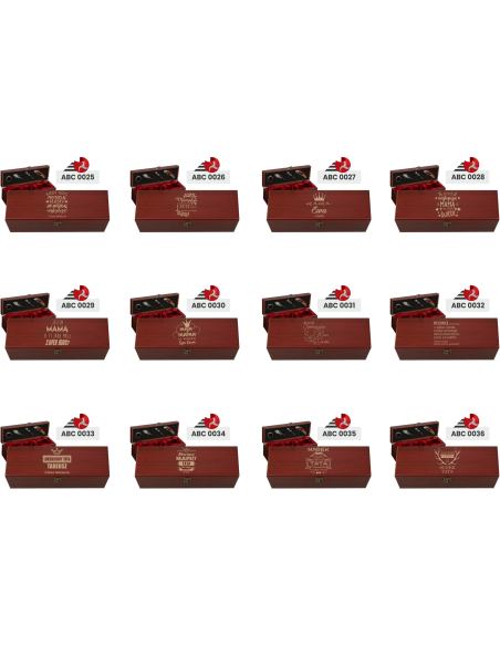 Skrzynka na wino Personalizowany Prezent z Grawerem Z TWOIM LOGO NAPISEM