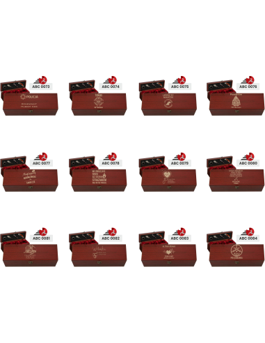 Skrzynka na wino Personalizowany Prezent z Grawerem Z TWOIM LOGO NAPISEM