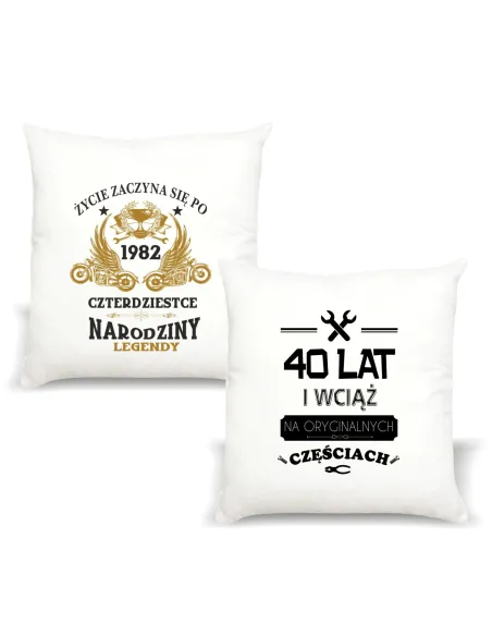 Foto Poduszka Prezent Urodziny 20 30 40 50 60 z Nadrukiem