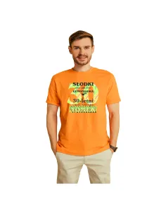 Koszulka z Nadrukiem na Urodziny 30 40 50 60 Słodki Jak