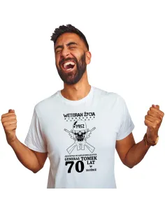 Koszulka z Nadrukiem Personalizowany na Prezent Urodziny