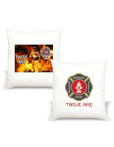 Poduszka Personalizowany z Nadrukiem Straż Pożarna OSP