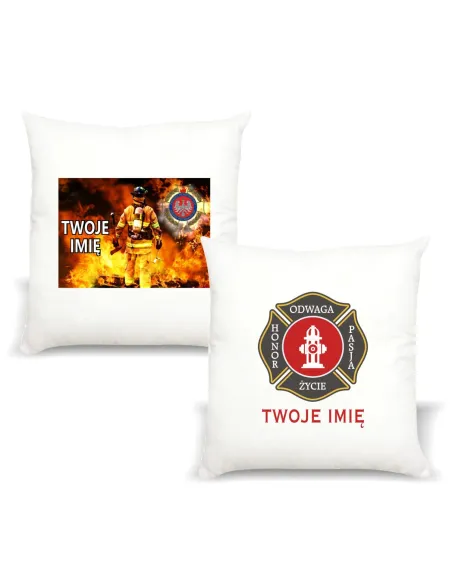 Poduszka Personalizowany z Nadrukiem Straż Pożarna OSP