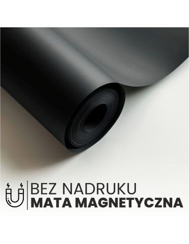 folia magnetyczna 0,8 mm czarna 1mb 61x100cm