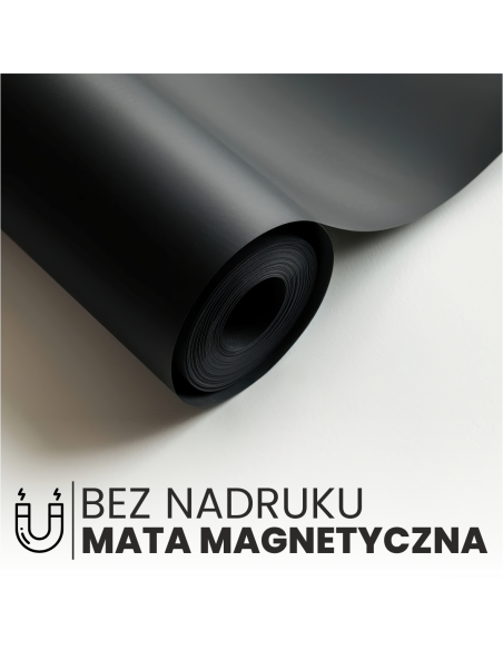 folia magnetyczna 0,8 mm czarna 1mb 61x100cm