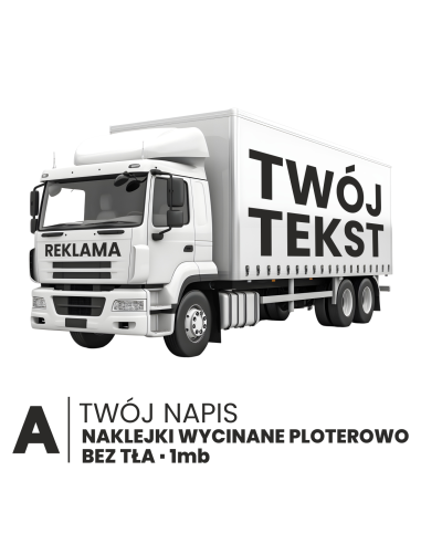 REKLAMA NA SAMOCHÓD SZYBĘ AUTO NAKLEJKA PERSONALIZOWANA TWÓJ NAPIS