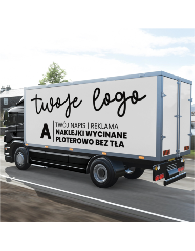 REKLAMA NA SAMOCHÓD SZYBĘ AUTO NAKLEJKA PERSONALIZOWANA TWÓJ NAPIS