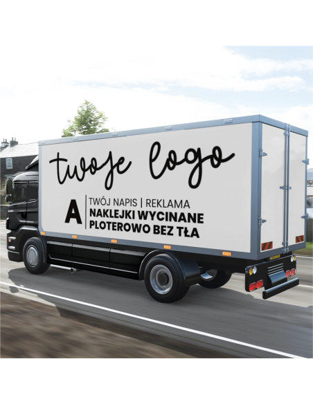 REKLAMA NA SAMOCHÓD SZYBĘ AUTO NAKLEJKA PERSONALIZOWANA TWÓJ NAPIS