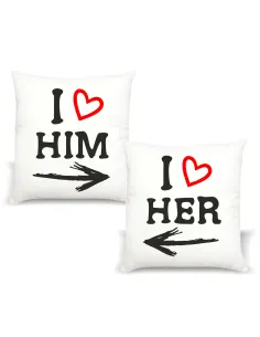 Poduszka z Nadrukiem Małżeństwa Pary Personalizowany