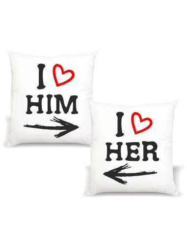 Poduszka z Nadrukiem Małżeństwa Pary Personalizowany